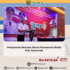                                     Penyusunan Rencana Umum Penanaman Modal Kota Samarinda
                                    