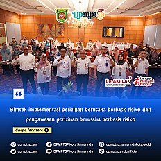                                     Bimbingan Teknis/Sosialisasi Implementasi Perizinan Berusaha dan Implementasi Pengawasan Perizinan Berusaha
                                    