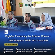                                     MPP Kota Samarinda mengadakan kegiatan Monitoring dan Evaluasi (Monev)
                                    