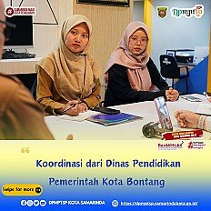                                     Koordinasi dari Dinas Pendidikan Pemerintah Kota Bontang
                                    