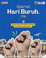                                     Selamat Hari Buruh! ✊
                                    
