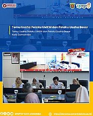                                     PMPTSP) kembali menggelar kegiatan Temu Usaha/ Business Matchmaking antara pelaku Usaha Mikro, Kecil, dan Menengah (UMKM) dengan pelaku usaha Retail Besar yaitu Farmers Swalayan dan Eramart Swalayan
                                    