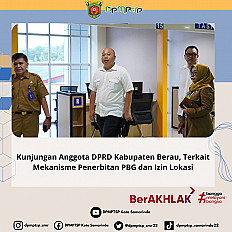                                     Kunjungan Konsultasi/Koordinasi DPRD Kabupaten Berau Prov Kaltim Terkait Mekanisme Penerbitan PBG dan Ijin Lokasi
                                    