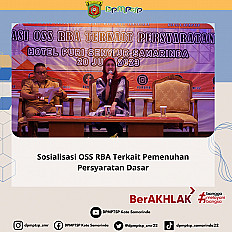                                     Sosialisasi OSS RBA Terkait Persyaratan Dasar
                                    