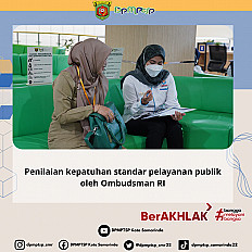                                     Penilaian kepatuhan standar pelayanan publik oleh Ombudsman RI
                                    