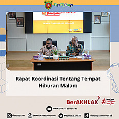                                     Rapat Koordinasi Tentang Tempat Hiburan Malam
                                    